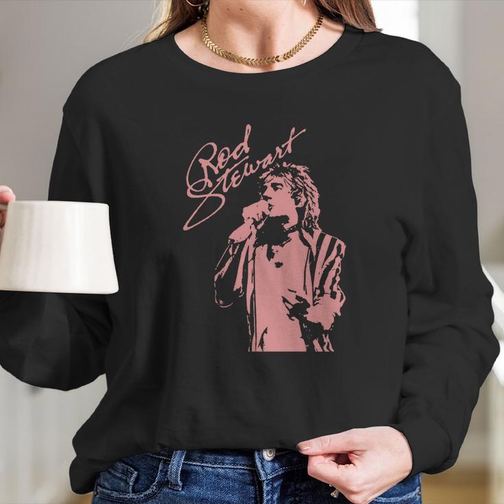 Rod Stewart Rock Singer Rod Stewart Long Sleeve T-Shirt Gifts for Her