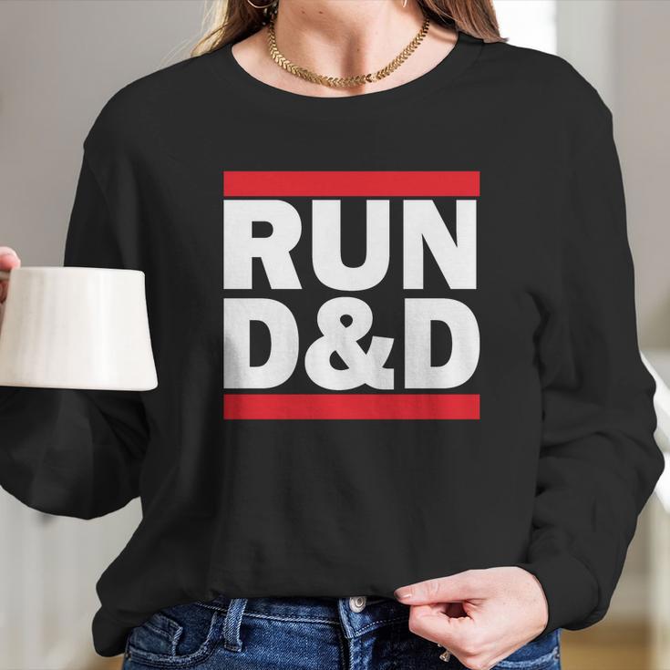 Run Dungeons And Dragons Shirt Long Sleeve T-Shirt Gifts for Her