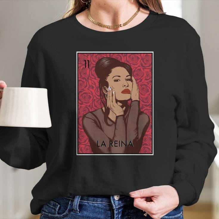 Selena Quintanilla La Reina Long Sleeve T-Shirt Gifts for Her