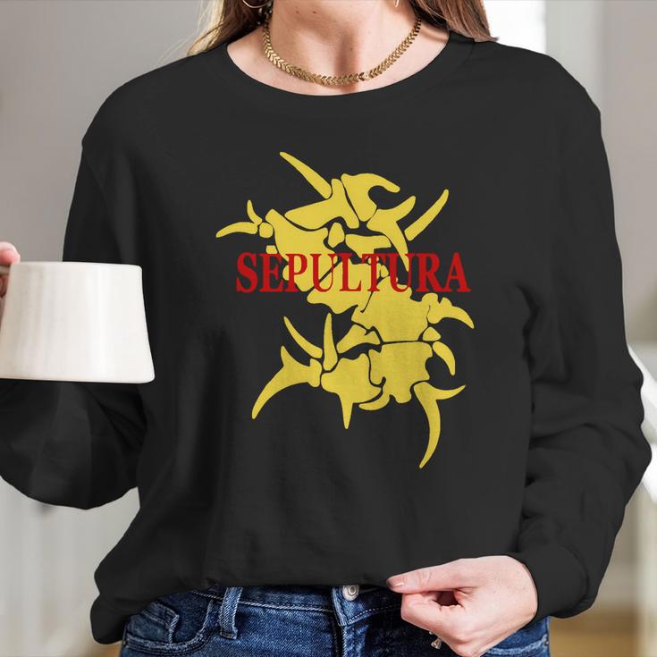 Sepultura Logo Soulfly T-Shirt Long Sleeve T-Shirt Gifts for Her