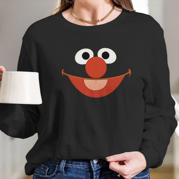 Sesame Street Ernie Face Long Sleeve T-Shirt Gifts for Her