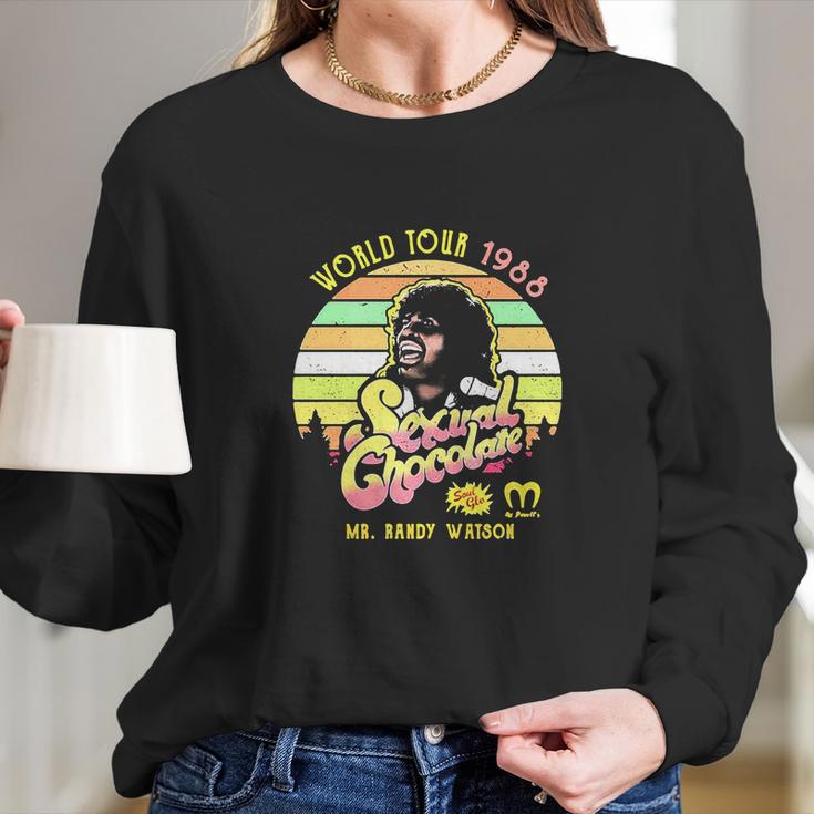 Sexual Chocolate Mr Randy Watson Long Sleeve T-Shirt Gifts for Her