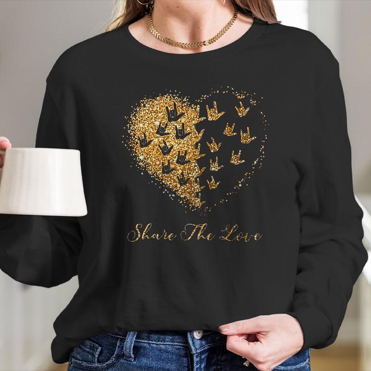 Share The Love Long Sleeve T-Shirt Gifts for Her