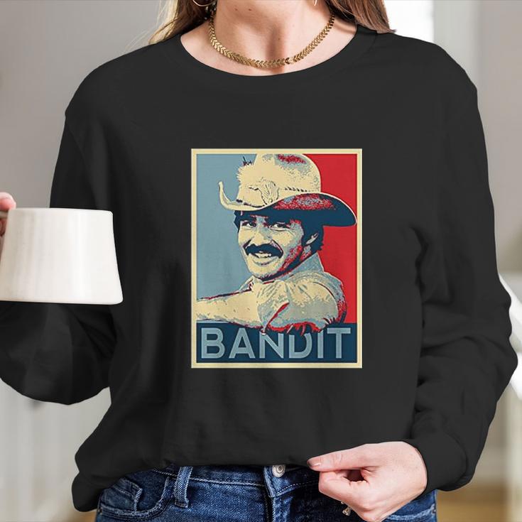 Smokey The Bandit Hope Style Burt Reynolds Car Chase Classic Movie Long Sleeve T-Shirt Gifts for Her