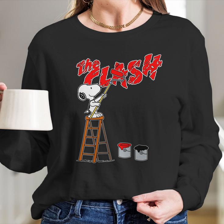 Snoopy Paints The Clash Long Sleeve T-Shirt Gifts for Her