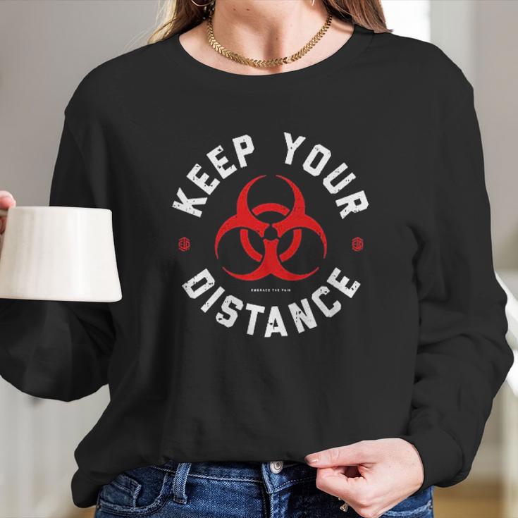 Social Distancing Essential Long Sleeve T-Shirt Gifts for Her