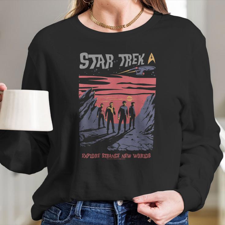 Star Trek Explore Strange New Worlds Art Graphic T-Shirt Long Sleeve T-Shirt Gifts for Her