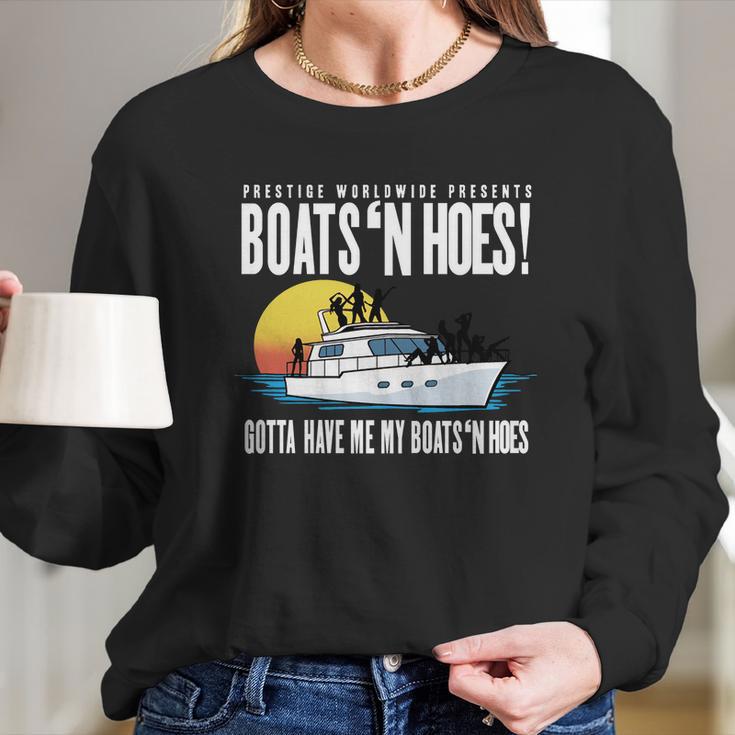 Step Brothers Film Boats N Hoes Licensed Long Sleeve T-Shirt Gifts for Her