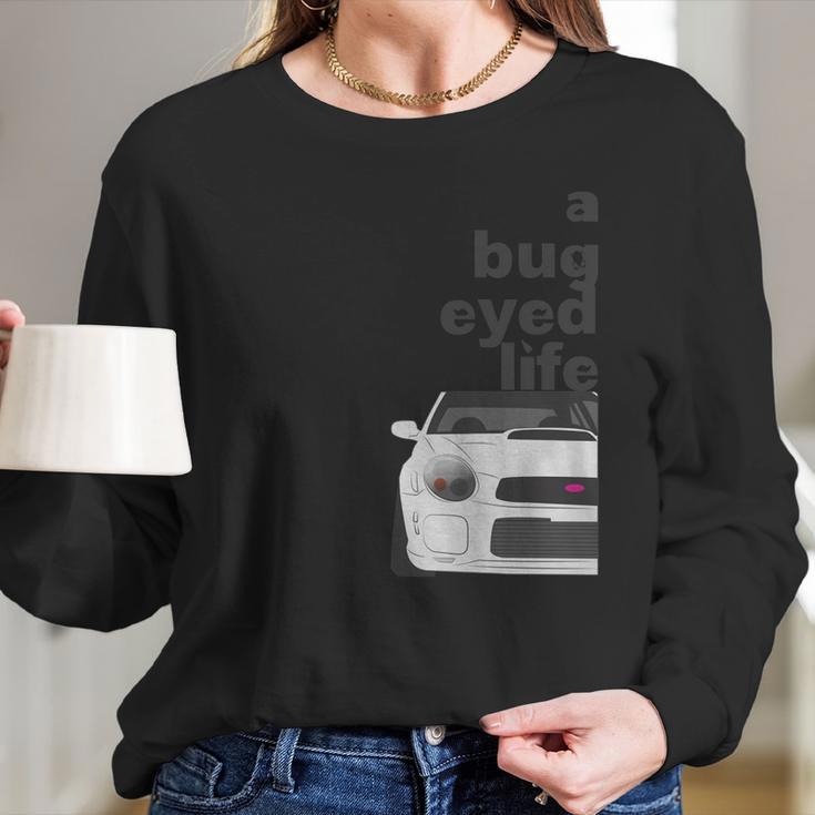 Subaru Bug Eyed Life Long Sleeve T-Shirt Gifts for Her