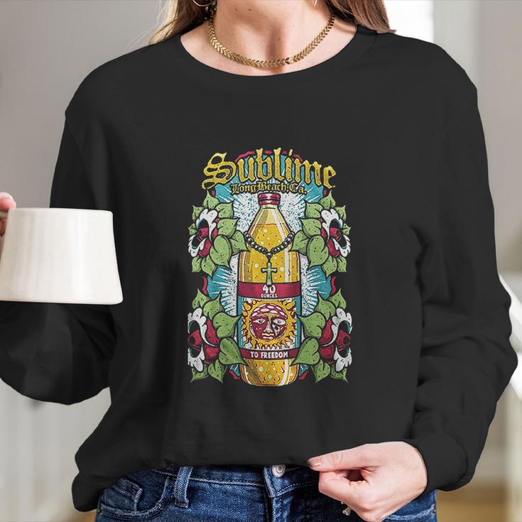 Sublime 40 Oz Bottle Slim Fit Long Sleeve T-Shirt Gifts for Her