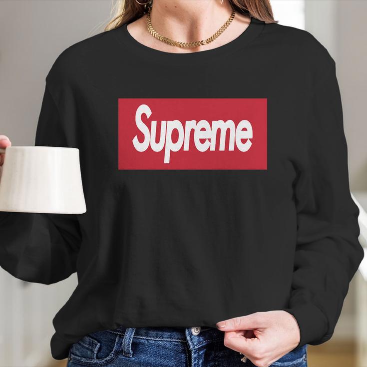 Supreme Clothing Top T-Shirt Long Sleeve T-Shirt Gifts for Her