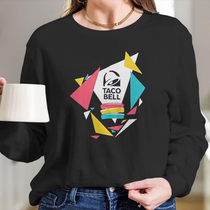 Taco Bell Confetti Logo Long Sleeve T-Shirt Gifts for Her