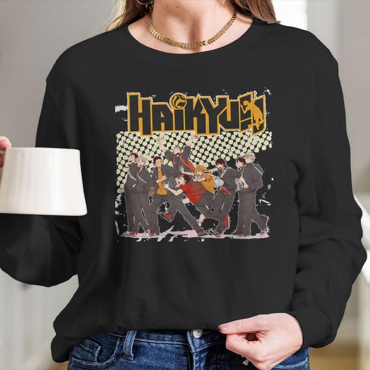 Team Haikyuu Gift Long Sleeve T-Shirt Gifts for Her