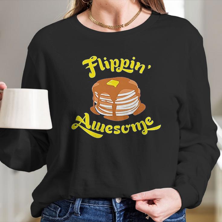 Tipsy Elves Funny Flipping Awesome Long Sleeve T-Shirt Gifts for Her