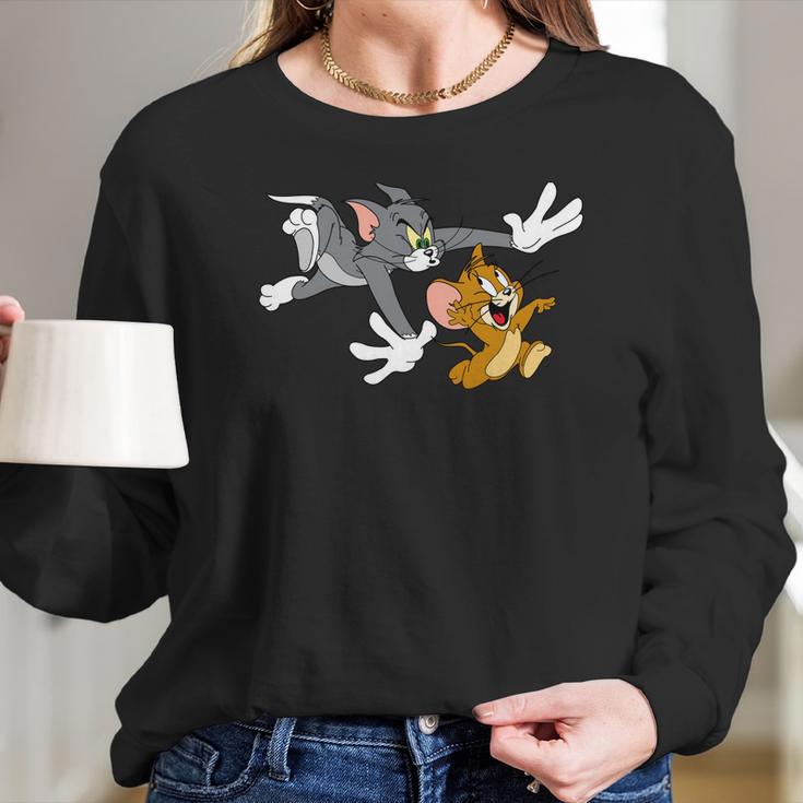 Tom N Jerry Long Sleeve T-Shirt Gifts for Her