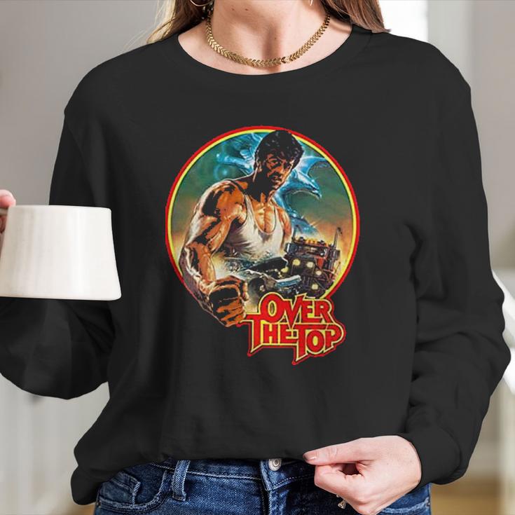 Over The Top Lincoln Hawk Stallone Retro Long Sleeve T-Shirt Gifts for Her