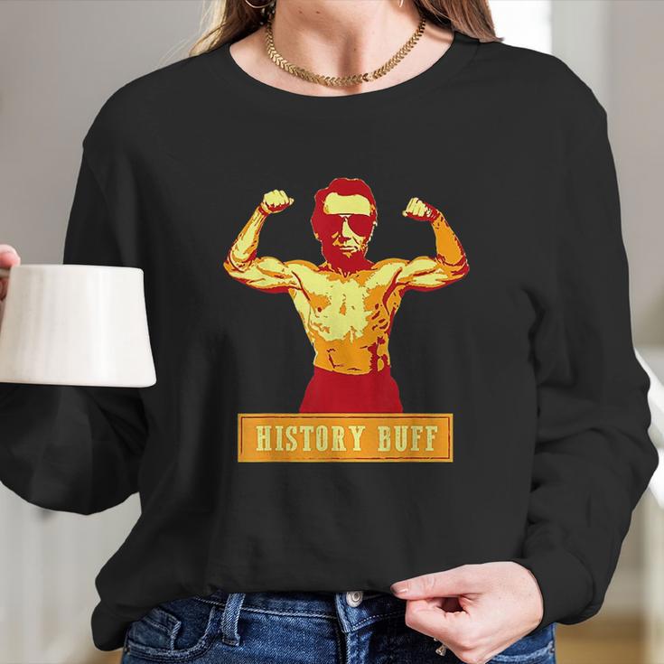 History Buff Gift Historian Professor Long Sleeve T-Shirt Gifts for Her