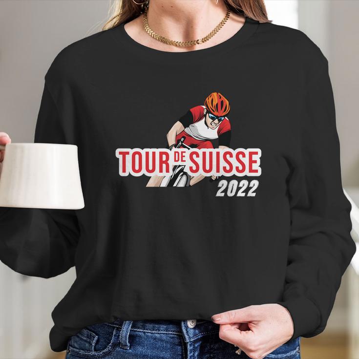 Tour De Swiss Long Sleeve T-Shirt Gifts for Her