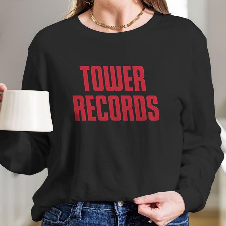 Tower Records Long Sleeve T-Shirt Gifts for Her