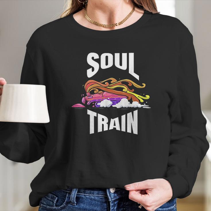 Train Boogie Train Groovy Disco Train Long Sleeve T-Shirt Gifts for Her