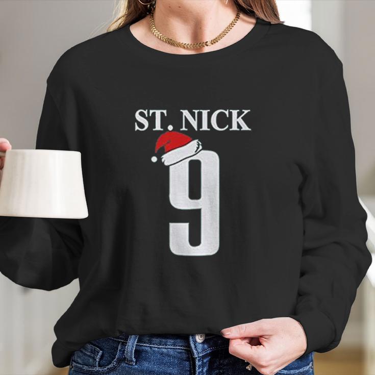 The Tune Guys Philadelphia Saint Nick Long Sleeve T-Shirt Gifts for Her