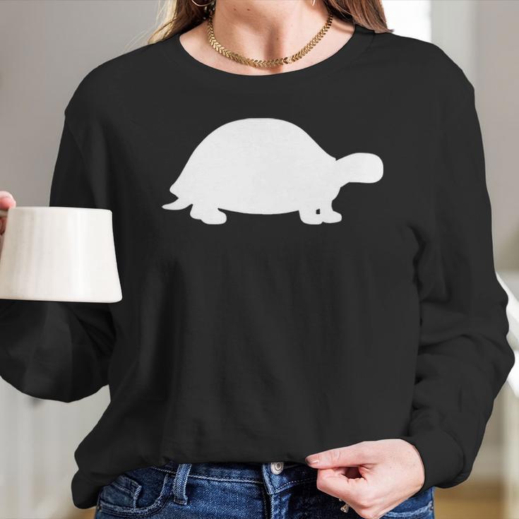 Turtle Logo Long Sleeve T-Shirt Gifts for Her