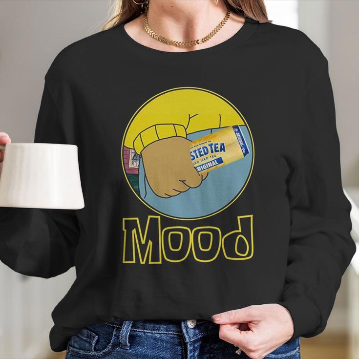 Twisted Tea Mood Graphic Long Sleeve T-Shirt Gifts for Her