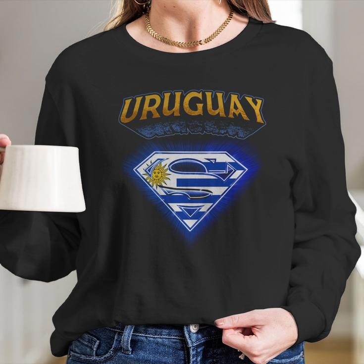 Uruguay Long Sleeve T-Shirt Gifts for Her