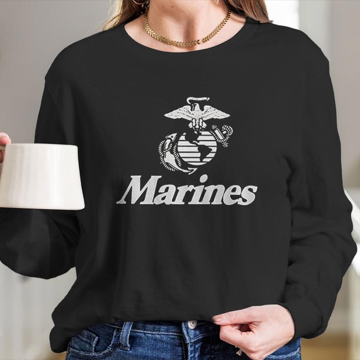 Us Marines Usmc Marine Corps Long Sleeve T-Shirt Gifts for Her