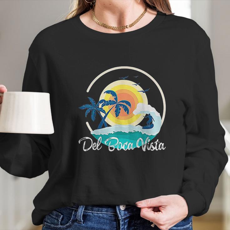 Vintage Del Boca Vista Long Sleeve T-Shirt Gifts for Her