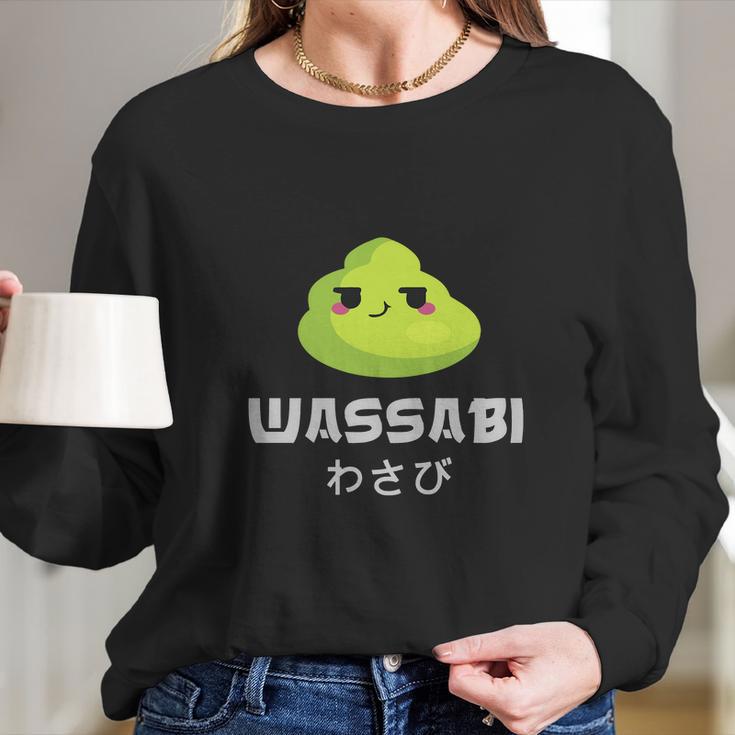 Wasabi Sushi Lover T-Shirt Long Sleeve T-Shirt Gifts for Her