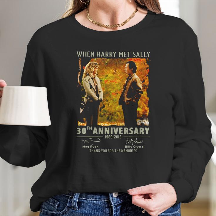 When Harry Met Sally 30Th Anniversary 1989-2019 Signatures Shirt Long Sleeve T-Shirt Gifts for Her