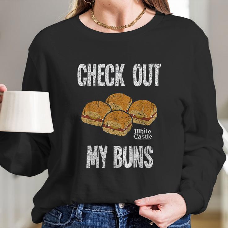 White Castle My Buns Long Sleeve T-Shirt Gifts for Her