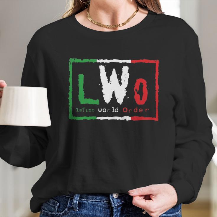 Wrestling Wwe Eddie Guerrero Lwo Long Sleeve T-Shirt Gifts for Her