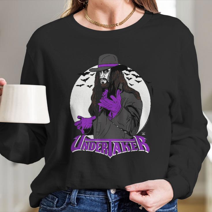 Wrestling Wwe Vintage Undertaker Classic Long Sleeve T-Shirt Gifts for Her