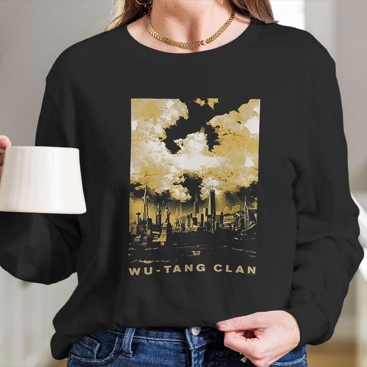 Wu Tang Clan Cloud Symbol Over Nyc Long Sleeve T-Shirt Gifts for Her