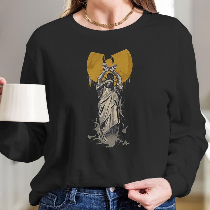 Wu Tang Clan Liberty Enlightening The World Long Sleeve T-Shirt Gifts for Her