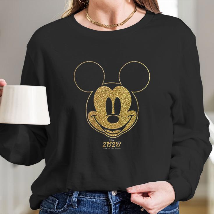 Year Of The Mouse Golden Mickey Long Sleeve T-Shirt Gifts for Her