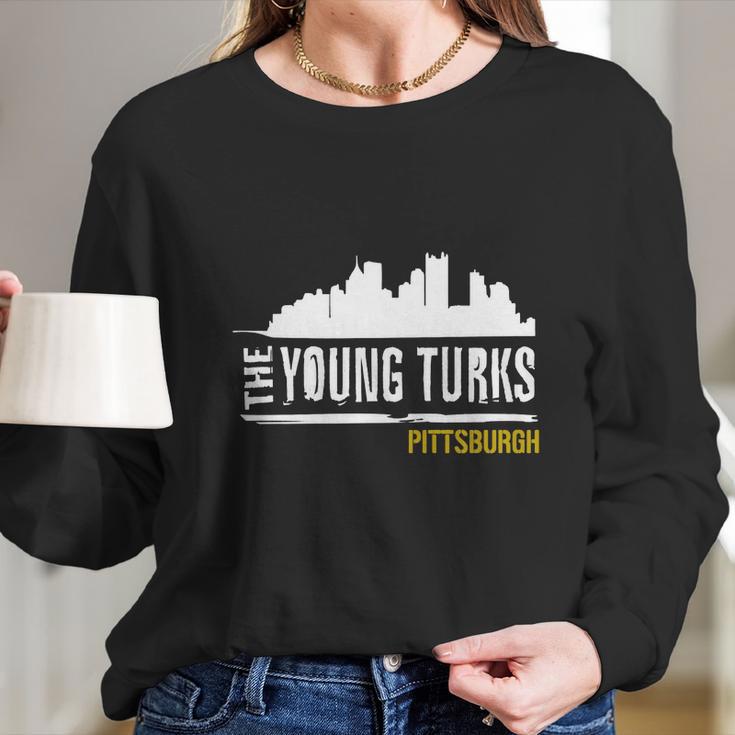 The Young Turks Pittsburgh Mens Organic Shirt Long Sleeve T-Shirt Gifts for Her