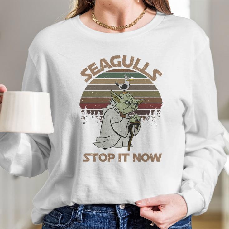 05122019X028-Star-Wars-Seagulls Amzsite Long Sleeve T-Shirt Gifts for Her