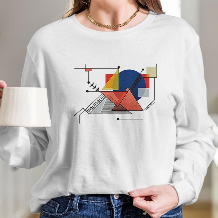 100 Years Of Bauhaus Art School Long Sleeve T-Shirt Gifts for Her