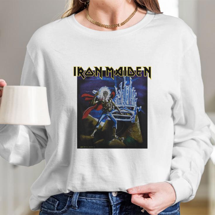 1990S Iron Maiden Phantom Of The Opera ShirtShirt Tee Long Sleeve T-Shirt Gifts for Her