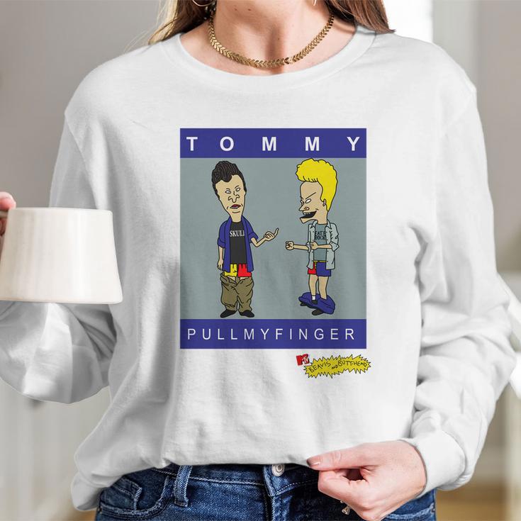 1995 Beavis And Butthead Tommy Pull My Finger ShirtShirt Tee Long Sleeve T-Shirt Gifts for Her