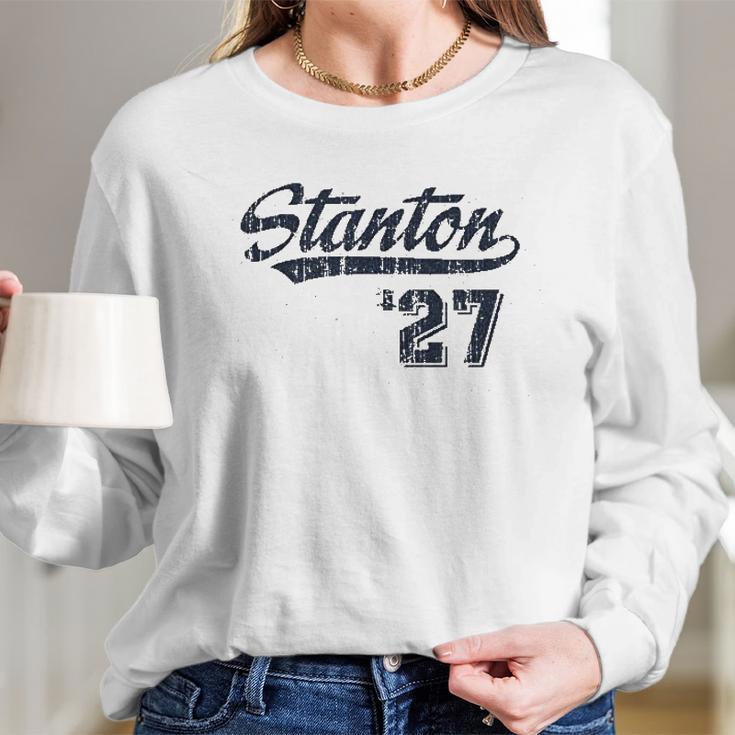 500 Level Giancarlo Stanton New York Baseball Long Sleeve T-Shirt Gifts for Her