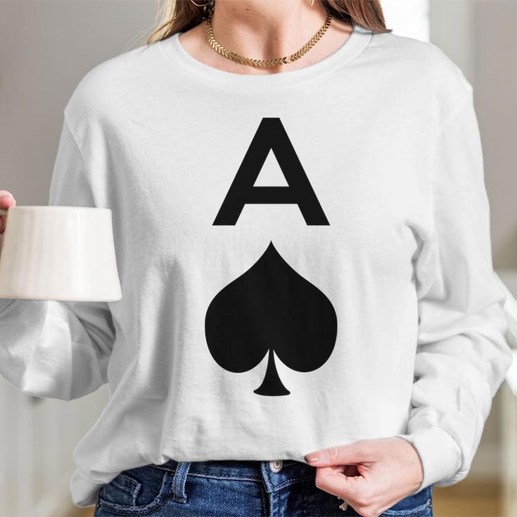 Ace Of Spades Long Sleeve T-Shirt Gifts for Her