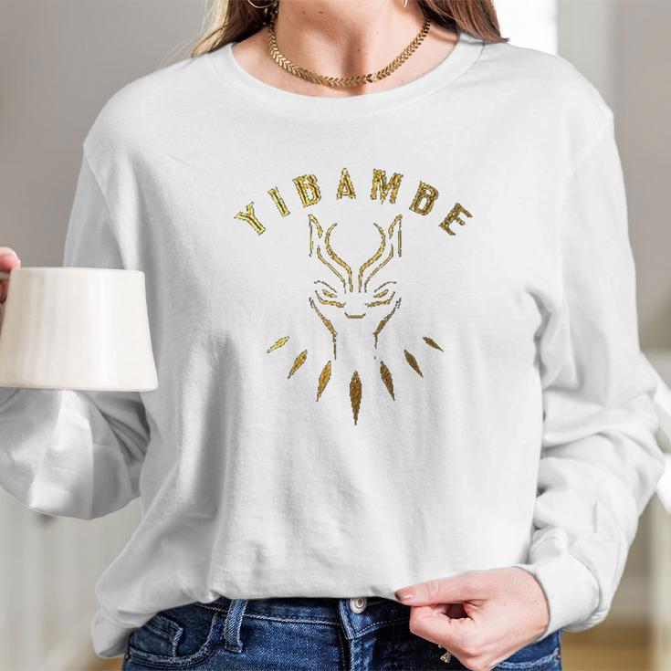 African Yibambe Long Sleeve T-Shirt Gifts for Her