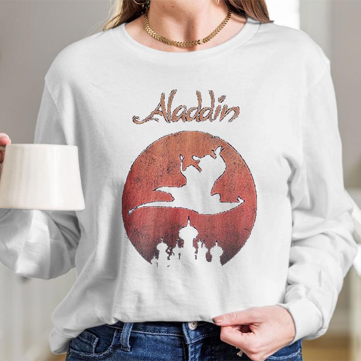 Aladdin Sunset Logo Poster Graphic Long Sleeve T-Shirt Gifts for Her