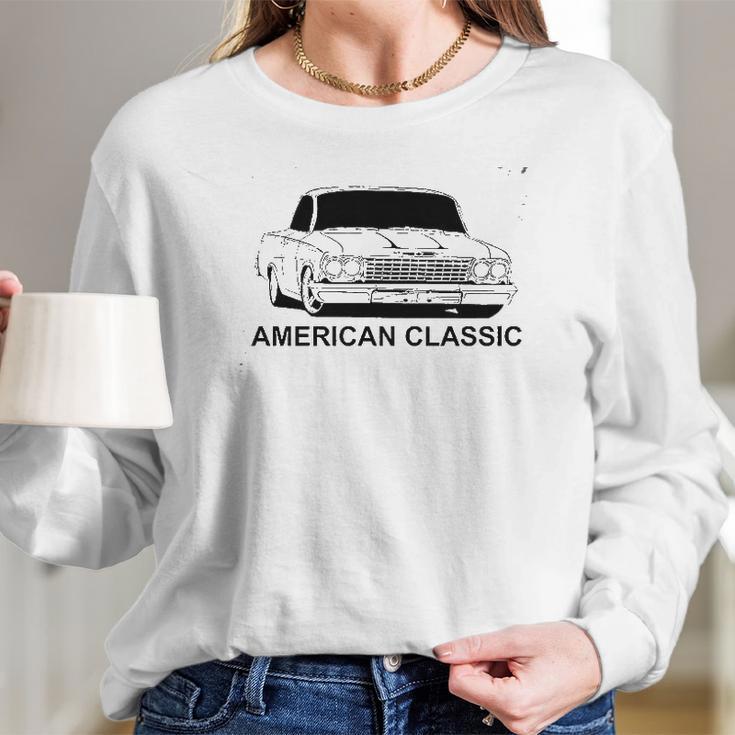 American Classic Muscle Car El Camino Ss Muscle Car Graphic Long Sleeve T-Shirt Gifts for Her