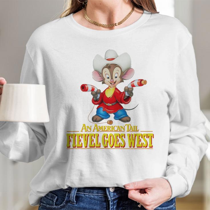 An American Tail Fievel Goes West Long Sleeve T-Shirt Gifts for Her