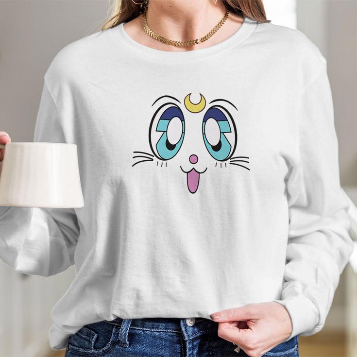 Anime Girls Sailor Of The Moon Princess White Face Cat Long Sleeve T-Shirt Gifts for Her